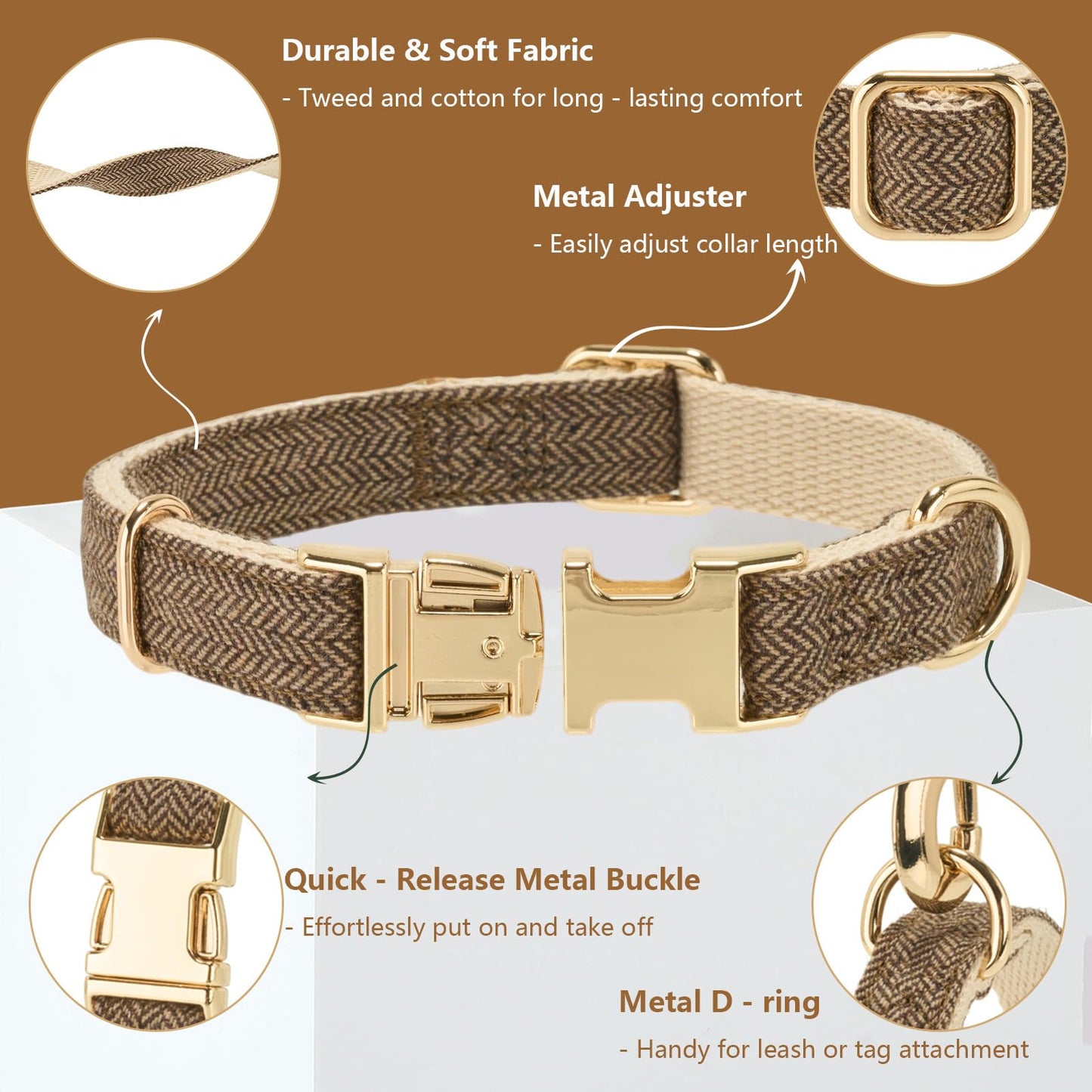 Heritage Tweed Collar