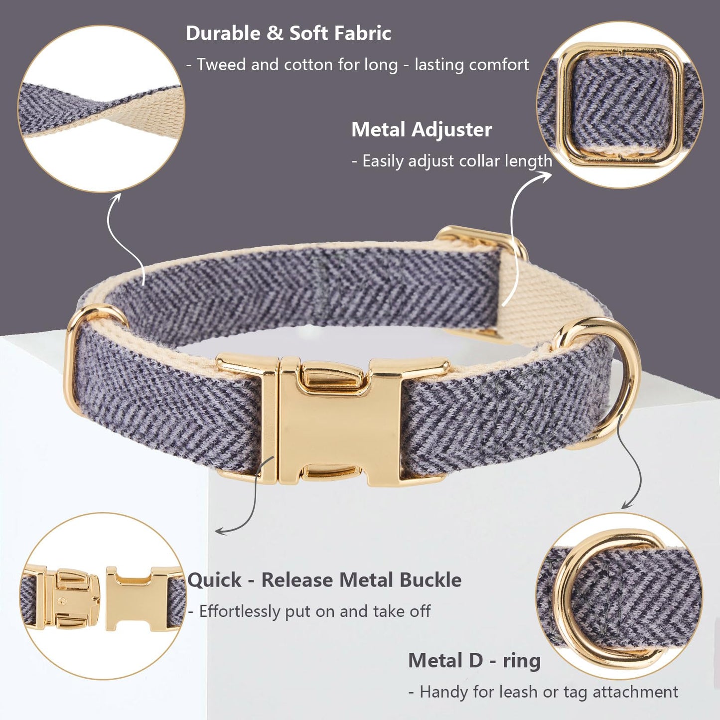 Heritage Tweed Collar