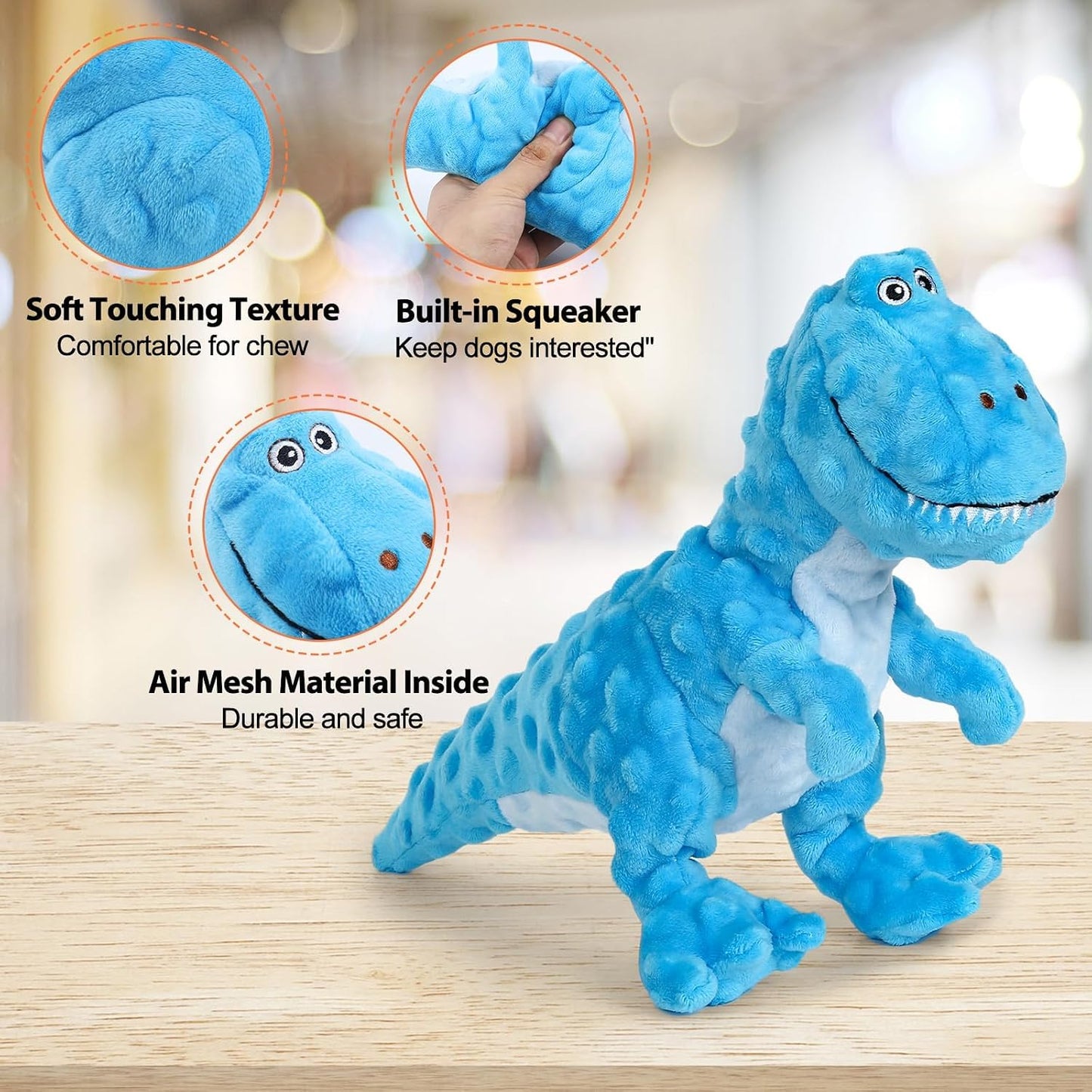 DinoSqueak Plush Toy