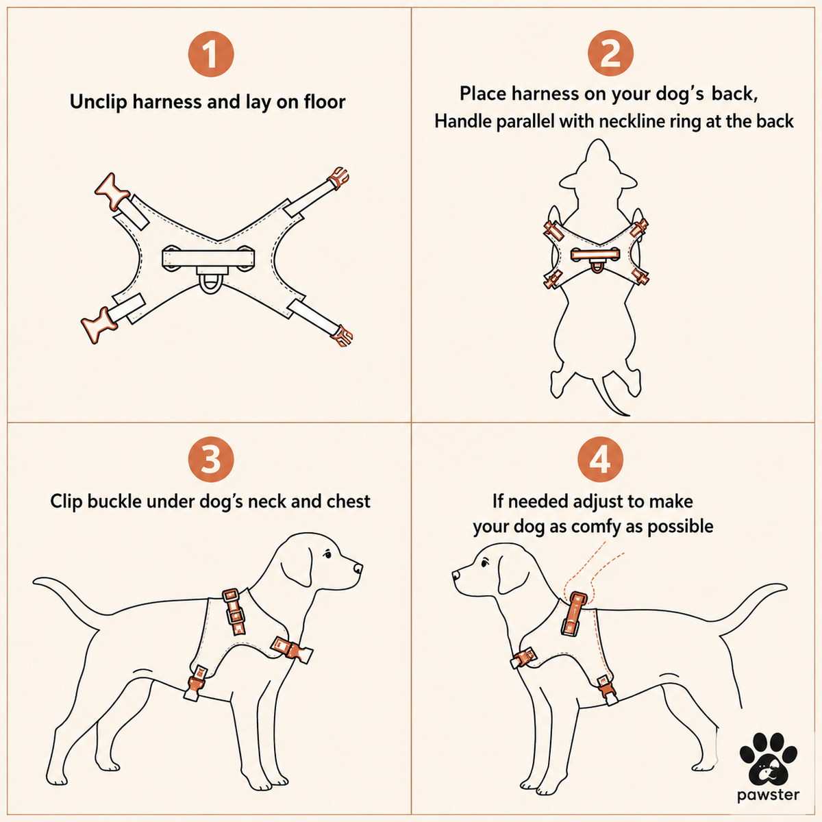 Pawster No-Pull Dog Harness